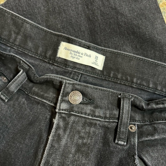 Abercrombie & Fitch Jeans The '80s Mom Jean High Rise Women Mom Jeans 6S Size 28 - Picture 2 of 13